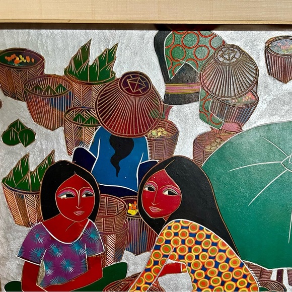 Framed Art with Red and Green Accents - Picture 7 of 12